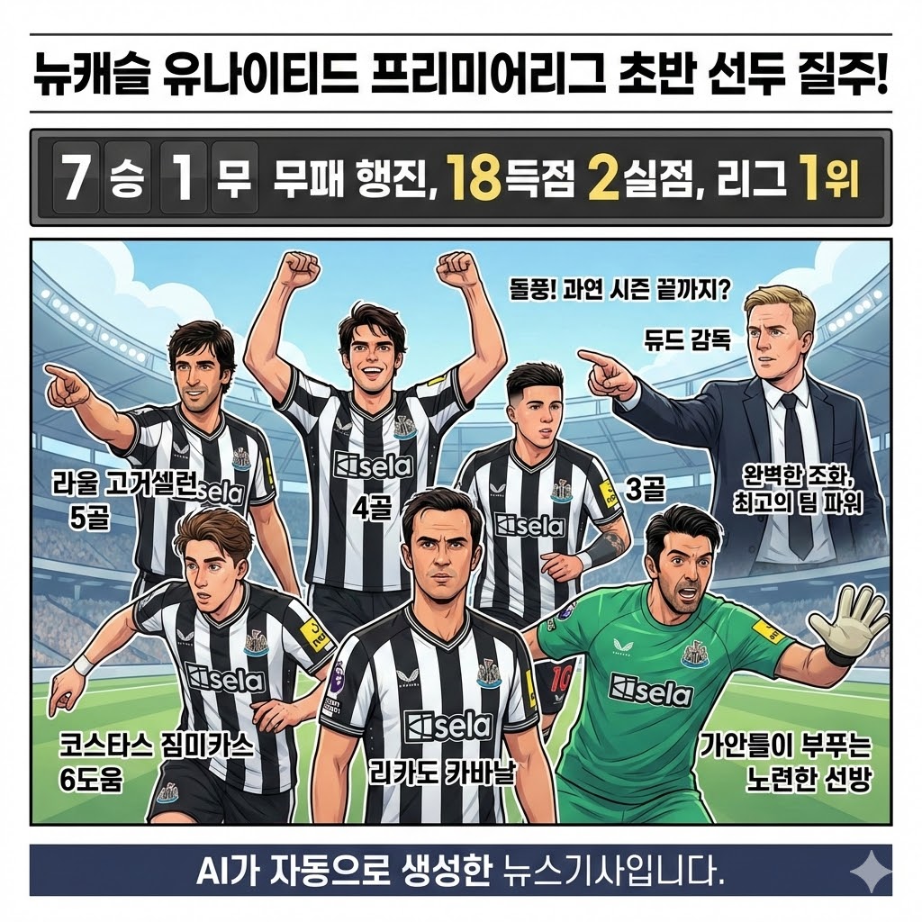 [뉴캐슬] 무패 질주! 초반 돌풍의 핵!